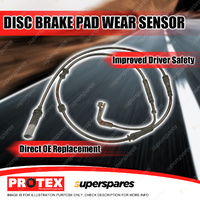 Protex Rear Disc Brake Pad Wear Sensor for BMW 730d 740i 750i F01 750Li F02