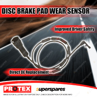 Protex Front Disc Brake Pad Wear Sensor for Holden Barina SB Calibra YE Combo SB