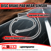 Protex Front Disc Brake Pad Wear Sensor for Holden Vectra ZC 2.2L 3.2L 03-05