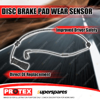 Protex Front Disc Brake Pad Wear Sensor for Holden Vectra ZC 3.2L 03-05