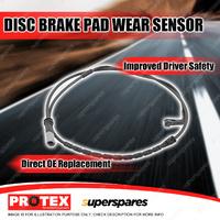 Protex Rear Disc Brake Pad Wear Sensor for BMW X5 xDrive 30d sd si 48i E70