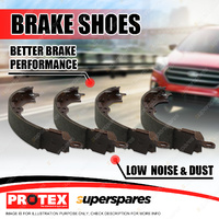 Protex Rear Brake Shoes Set for Hyundai Excel X2 S Coupe 1990-1992