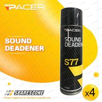 4 x Pacer S77 Sound Deadener 400 Gram Flexible Textured Underbody Coating