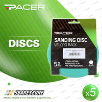 5pc of Pacer Abrasive Discs Diameter 150mm 6H 80 Grit Sanding Tasks