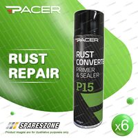 6 x Pacer P15 Rust Converter 400 Gram Contains a Built In Primer/Sealer