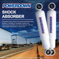 2 x Rear POWERDOWN Shock Absorbers for NISSAN URVAN E20 E23 4/78-86 56210-B6025