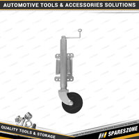 Loadmaster Jockey Wheel - 150mm 6 Inch Hard Wheel with Swing Away Swivel Bracket