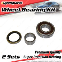 2x Rear Wheel Bearing Kit for Nissan 180B 610 200B 810 Bluedird 910 Gazelle