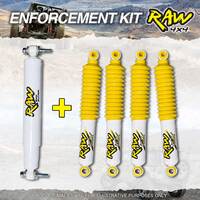 Raw 4x4 Nitro Max Shocks + Steering Damper for NISSAN PATROL GU Y61 12/1997 on