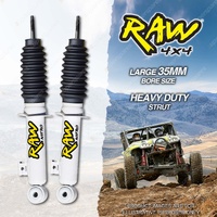 2 x Front RAW 4x4 0-50mm Lift Nitro Shocks for Great Wall Cannon P9 Ute 2019-On