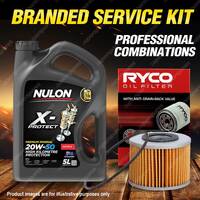 Ryco Oil Filter 5L PRO20W50 Engine Oil Service Kit for Vauxhall Cresta Deluxe PC