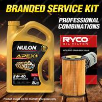 Ryco Oil Filter 5L APX5W40 Engine Oil Service Kit for Bmw 316I E36 1.9L 99-01