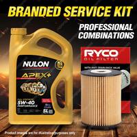 Ryco Oil Filter 5L APX5W40 Engine Oil Service Kit for Volkswagen Passat 3B V5