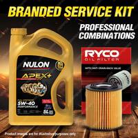 Ryco Oil Filter 5L APX5W40 Engine Oil Service Kit for Mini Cooper R52 R50 S R53