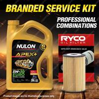 Ryco Oil Filter 5L APX5W30C3 Engine Oil Service Kit for Kia Rondo RP Soul AM