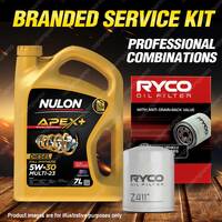 Ryco Oil Filter 7L APX5W30C23 Engine Oil Service Kit for Subaru Forester S4 2L