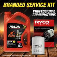 Ryco Oil Filter 5L XPR10W40 Engine Oil Service Kit for Toyota Spacia SR40 SR43