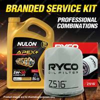 Ryco Oil Filter Nulon 5L APX5W30D1 Engine Oil Kit for Ford Cougar Mondeo Taurus