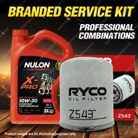 Ryco Oil Filter 5L XPR10W30 Engine Oil Service Kit for Peugeot 206 XR XT 4cyl