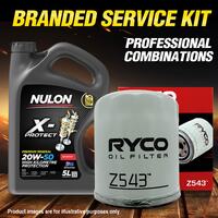 Ryco Oil Filter 5L PRO20W50 Engine Oil Service Kit for Peugeot 205 306 N5 N3 405