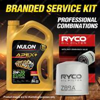 Ryco Oil Filter 5L APX5W30C3 Engine Oil Service Kit for Chrysler 300C LE V6 3.5