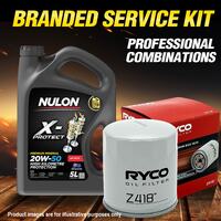Ryco Oil Filter 5L PRO20W50 Engine Oil Service Kit for Holden Sunbird Torana
