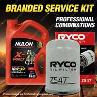 Ryco Oil Filter 5L XPR10W40 Engine Oil Kit for Nissan Maxima A33 A32