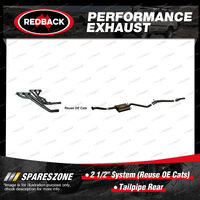 Redback Exhaust System Tail Pipe Rear for Holden Commodore Calais Auto with IRS