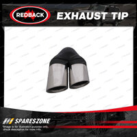 Redback Exhaust Tip Y-Piece Inner Cone - 2-1/4" In 2x3" Out 9" Long 304 SS