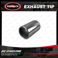 Redback Exhaust Tip Straight Cut / Rolled In for Holden Commodore Monaro 00-07