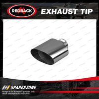 Redback Exhaust Tip 76mm In 138mm Out 203mm Long for Ford Falcon AU