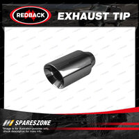 Redback Exhaust Tip - 76mm 3" In 127mm Out 200mm Long Stainless Steel