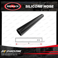 Redback 2-1/2" Silicone Hose - Length 1m Straight Black Chemical Resistance