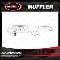 Redback Rear Muffler for Hyundai Elantra HD 4TH GEN Sedan Hatch 2.0L Petrol