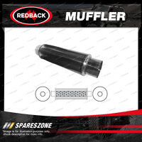 Redback Universal Muffler - 4 1/2" Round 16" Long 4" Mega Power Stainless