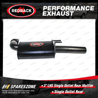 Redback 3" LHS Single Outlet Rear Muffler Assembly for Holden Commodore VE VF