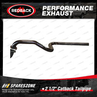 Redback 2 1/2" Catback Tail Pipe Assembly for Ford Falcon BA BF and FG Sedan