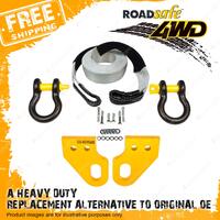 Roadsafe Recovery Tow Point Kit for Toyota Prado 120 Series Shackles + Bridle