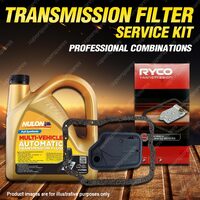 Ryco Transmission Filter + SYN Fluid Kit for Mazda 2 DE 3 BK BL 6 GH CX-7 ER