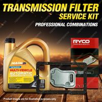 Ryco Transmission Filter + SYN Fluid Kit for Lexus GS300 JZS147R 6 3.0 Petrol