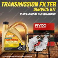 Ryco Transmission Filter + SYN Fluid Kit for Ford Raider UV 4CYL 2.6 G6 08/91-97