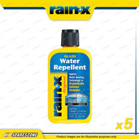 5 Rain-X Original Glass Water Repellent 103ML Patented Water Beading Technology