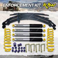 Raw 4x4 Predator Shocks Coil Leaf 40mm Lift Kit for Mitsubishi Triton MQ