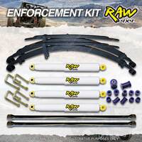 Raw Nitro Shocks Torsion Bar Leaf 40mm Lift Kit for Holden Jackaroo UBS13 16 52