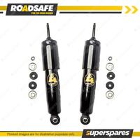 2x Front Roadsafe 4WD Nitrogen Gas Shock Absorbers for Nissan Navara D22 97-15