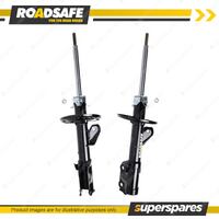 2x Front Roadsafe STR Sealed Strut Shocks for Honda Fit Jazz GD Hatchback 01-09