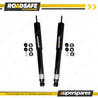 2x Rear Roadsafe Telescopic Shock Absorbers for Ssangyong Musso Sports SUV 94-07