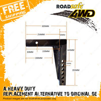 Roadsafe Multi-Hitch Compatible Extra Long Shank - 229mm Extra Long Drop