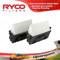 Ryco Air Filter for MERCEDES BENZ GL350 GLS350d X166 2013 - on pack of 2 filters