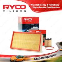 Ryco Oil Air Filter for Volvo S80 TS59 5cyl 2.4L Petrol TS91 T6 6cyl 2003-2005